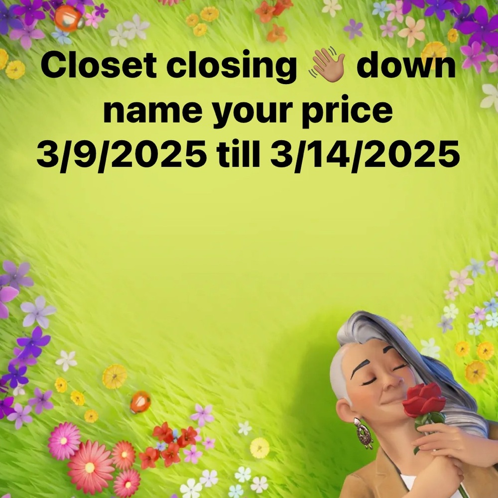 Closet closing after 10 years 👋🏽👋🏽 name your price